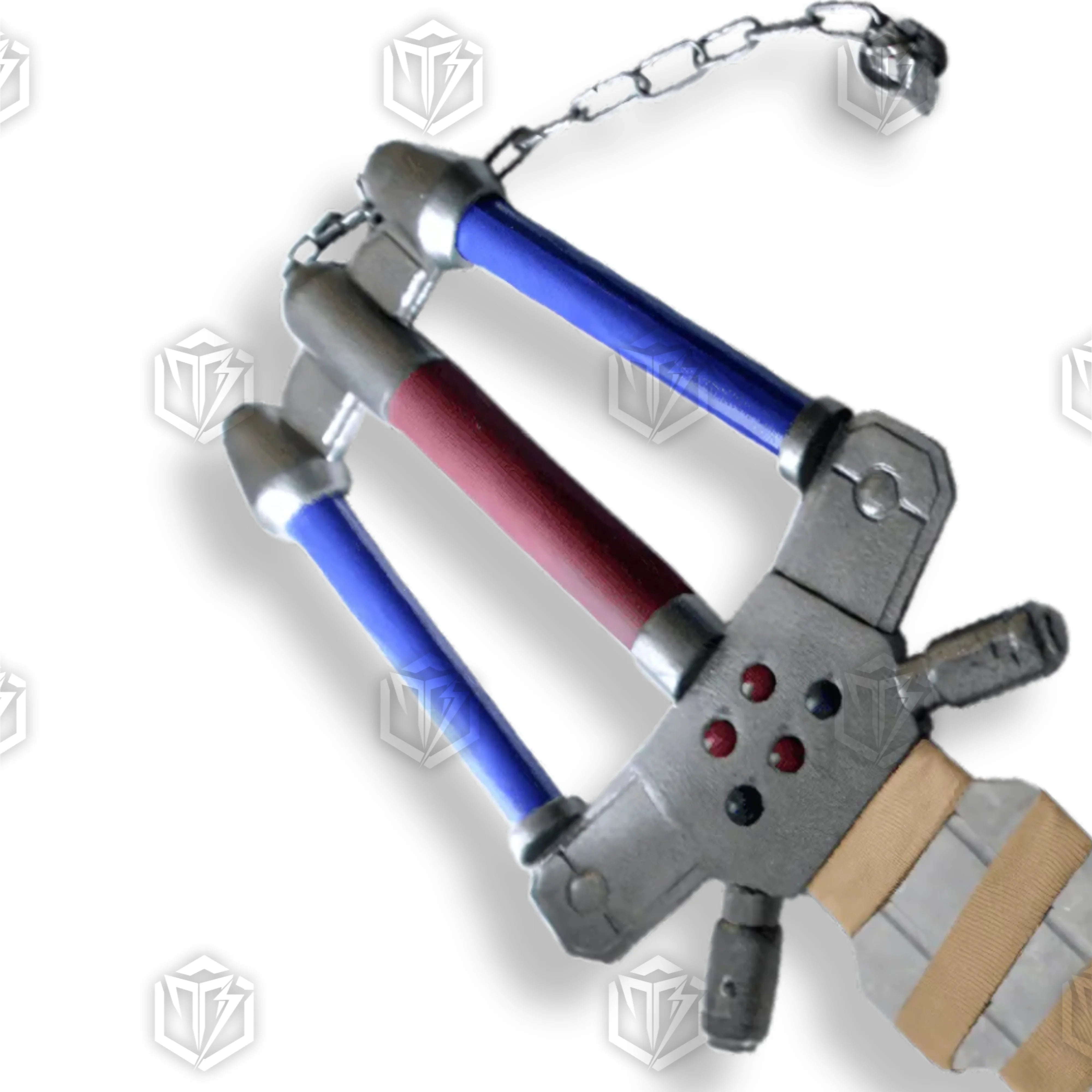 Premium Sora Fenrir Keyblade Replica Kingdom Hearts with stainless steel blade.