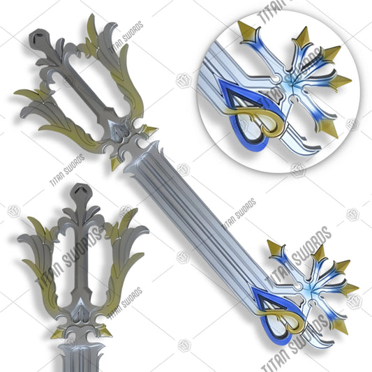 Premium Sora Oathkeeper Keyblade Replica Kingdom Hearts with high-density foam blade.