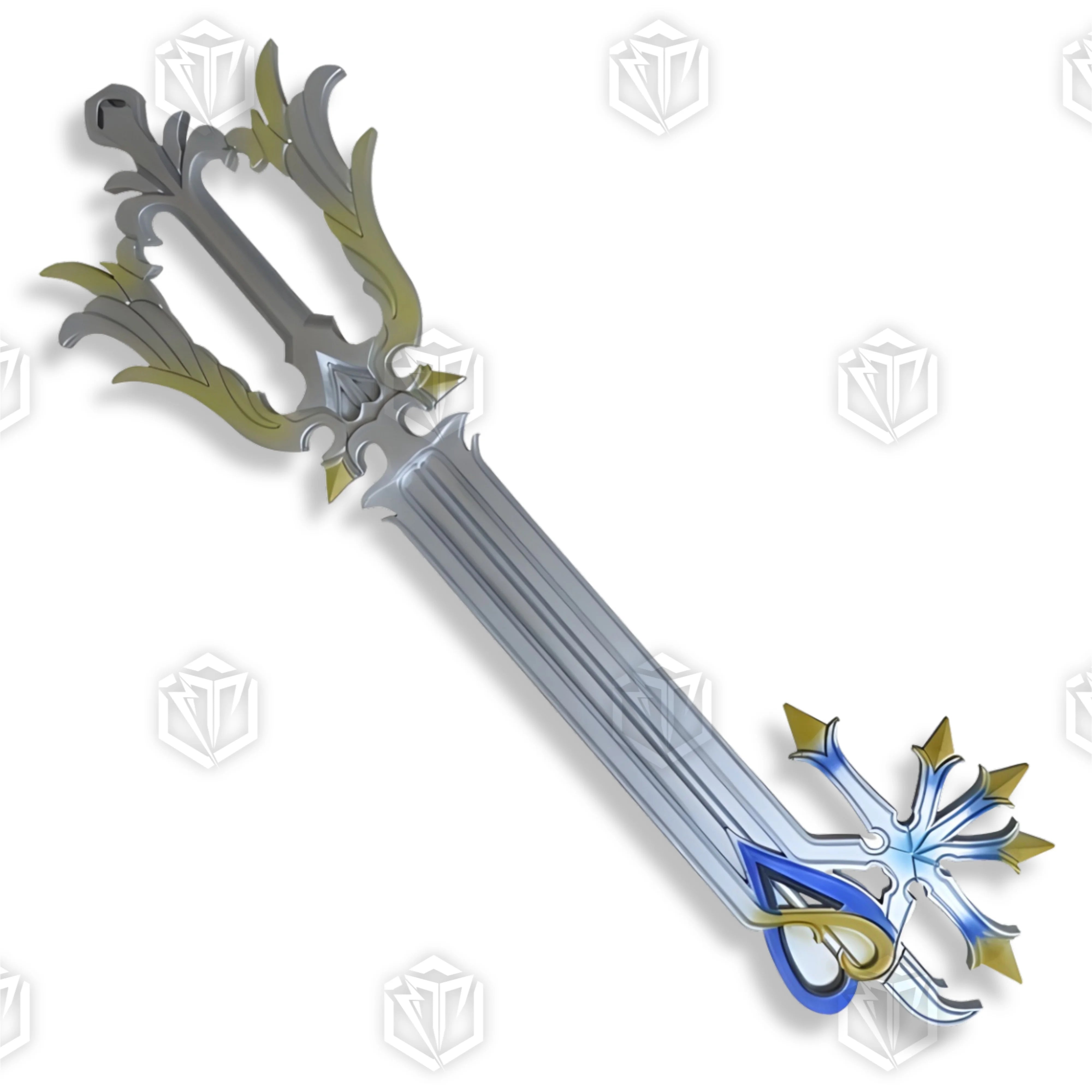 Premium Sora Oathkeeper Keyblade Replica Kingdom Hearts with high-density foam blade.