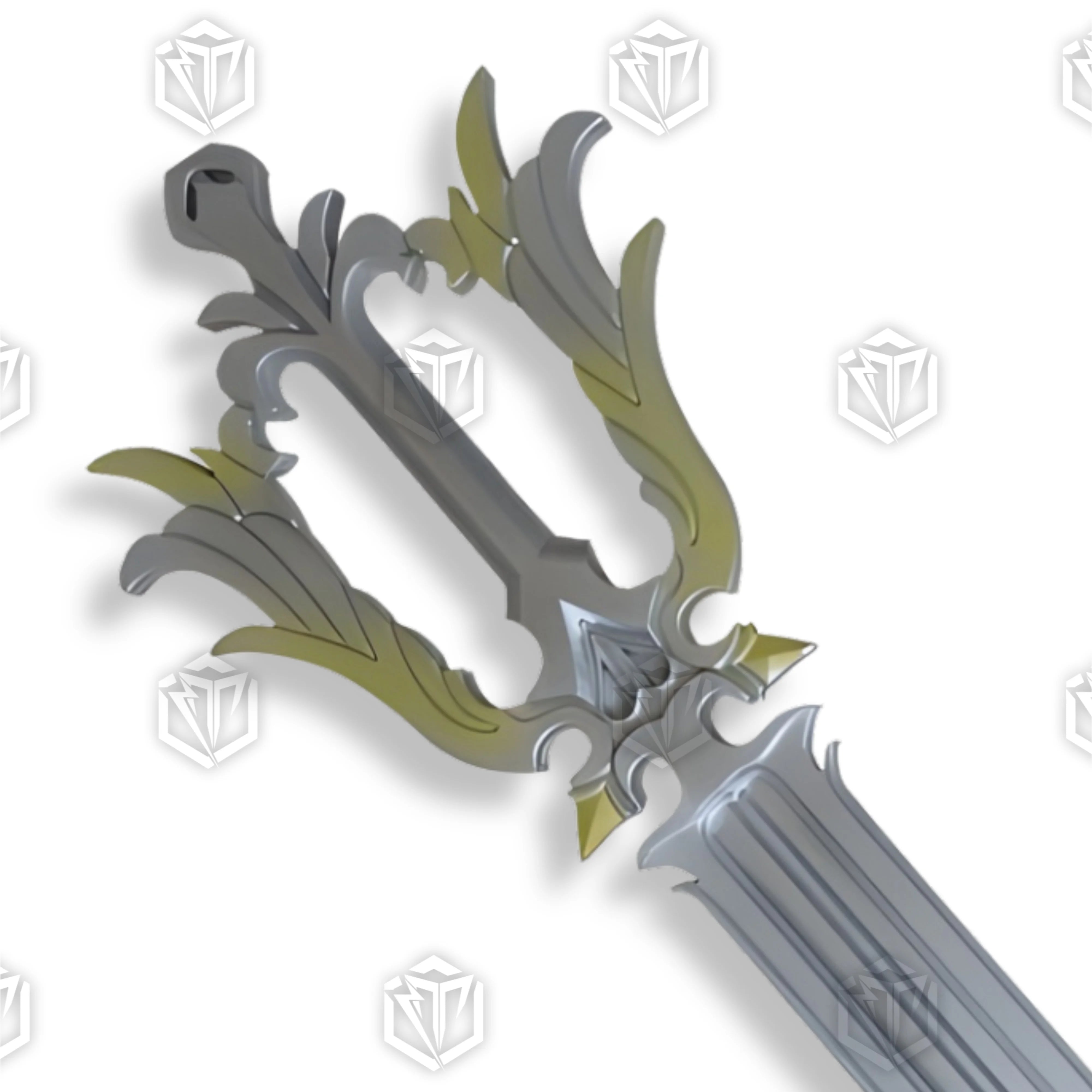 Premium Sora Oathkeeper Keyblade Replica Kingdom Hearts with high-density foam blade.