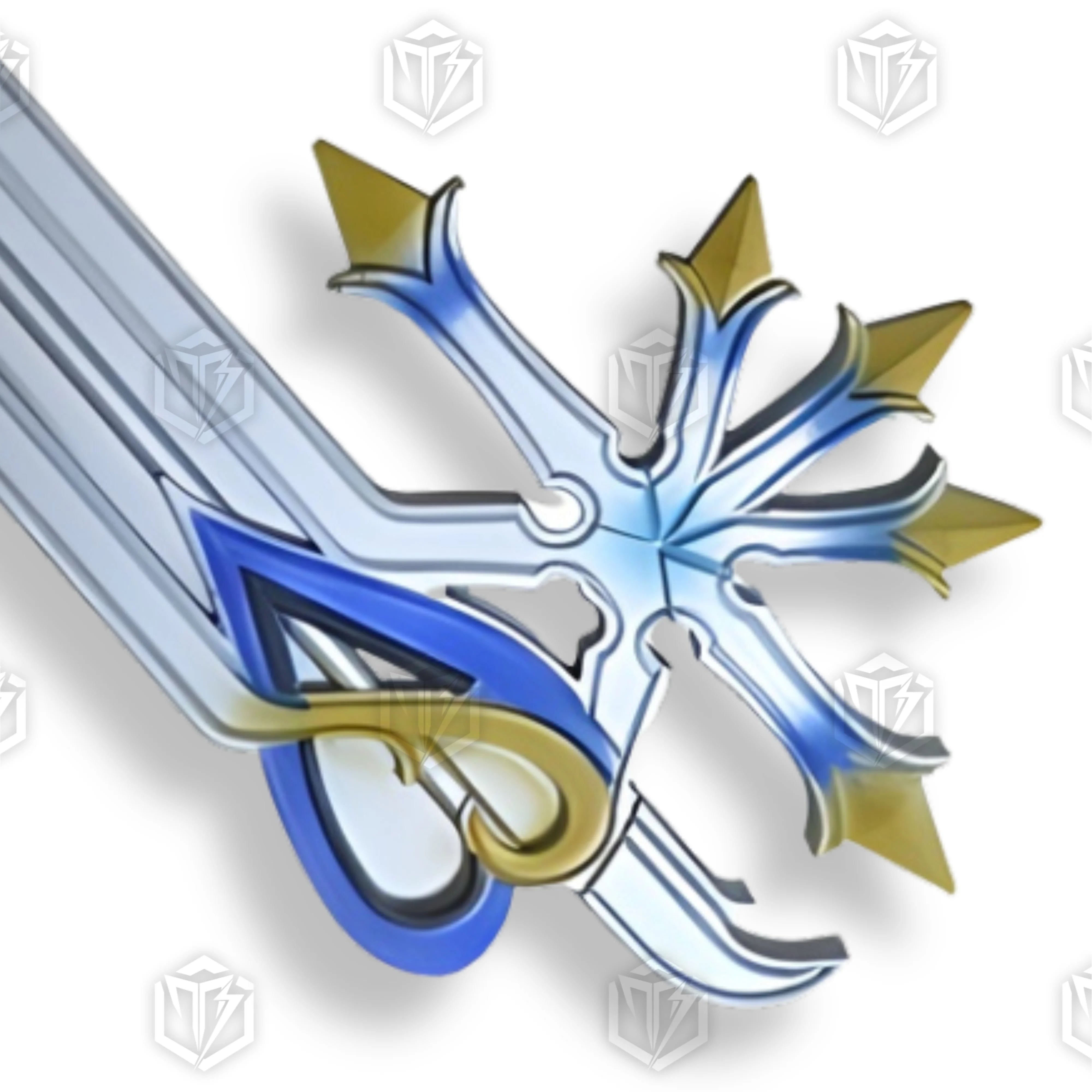 Premium Sora Oathkeeper Keyblade Replica Kingdom Hearts with high-density foam blade.