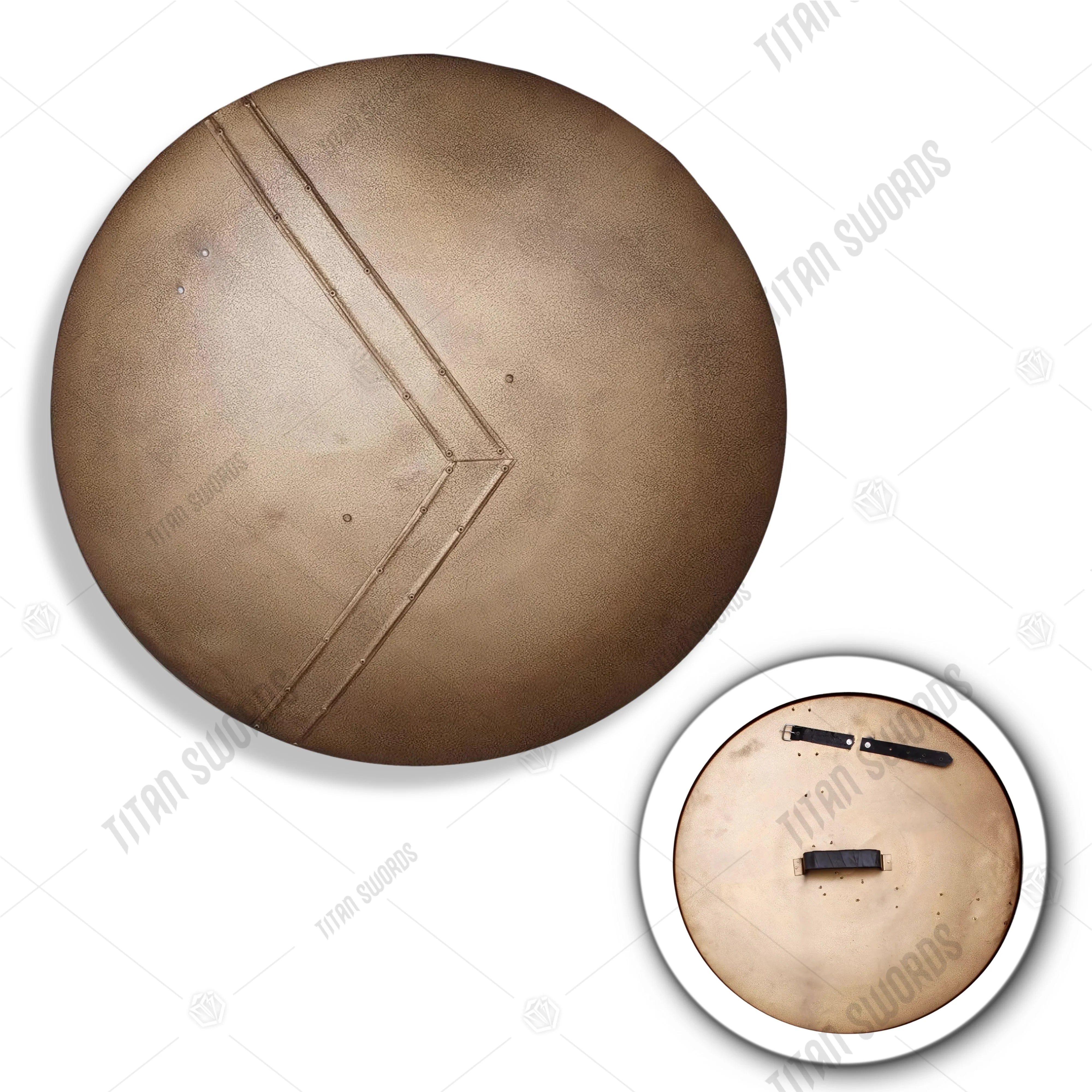 Premium Spartan Lambda Shield Replica with fiberglass.