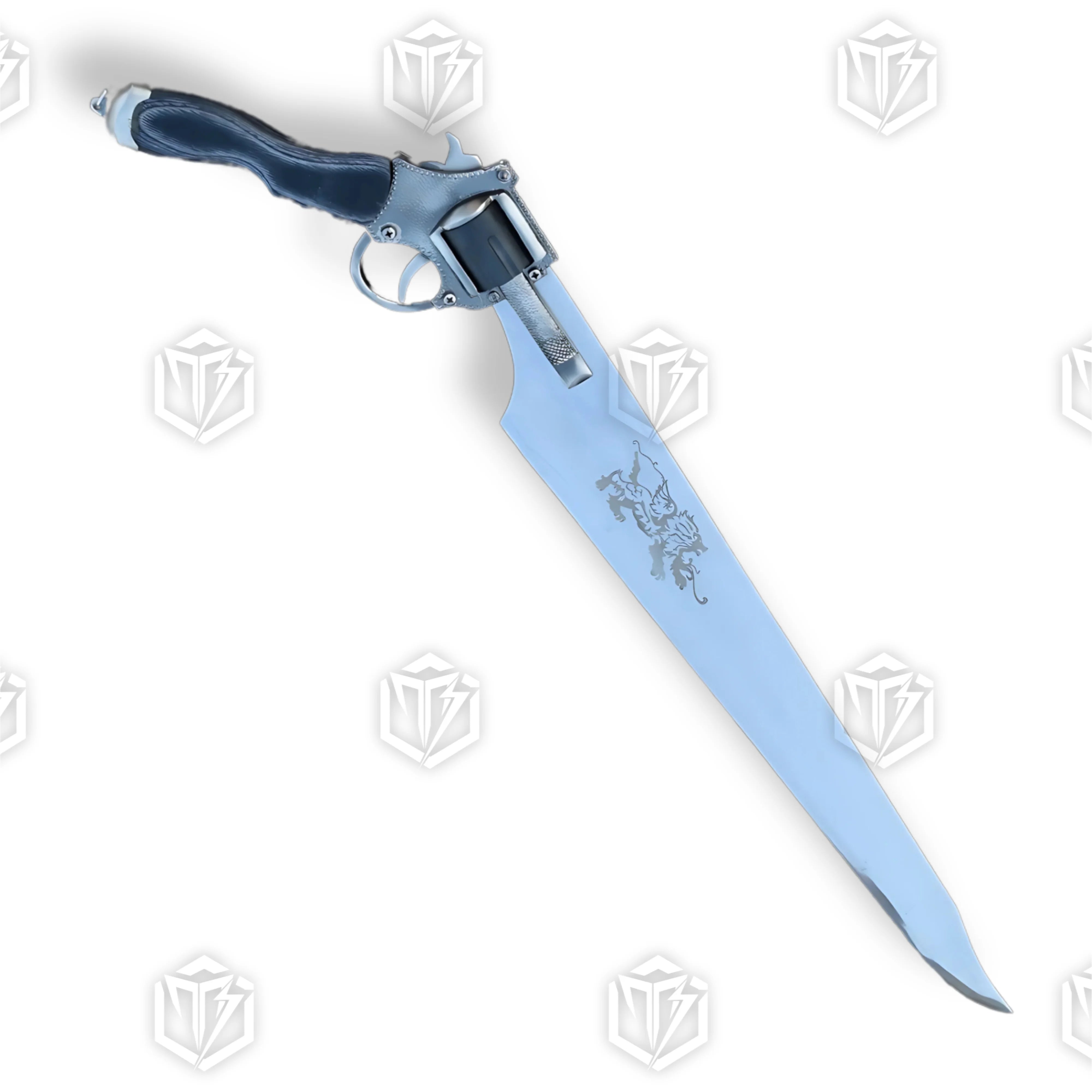 Premium Squall Leonhart Lionheart Gunblade Replica (FFVIII) with stainless steel blade.