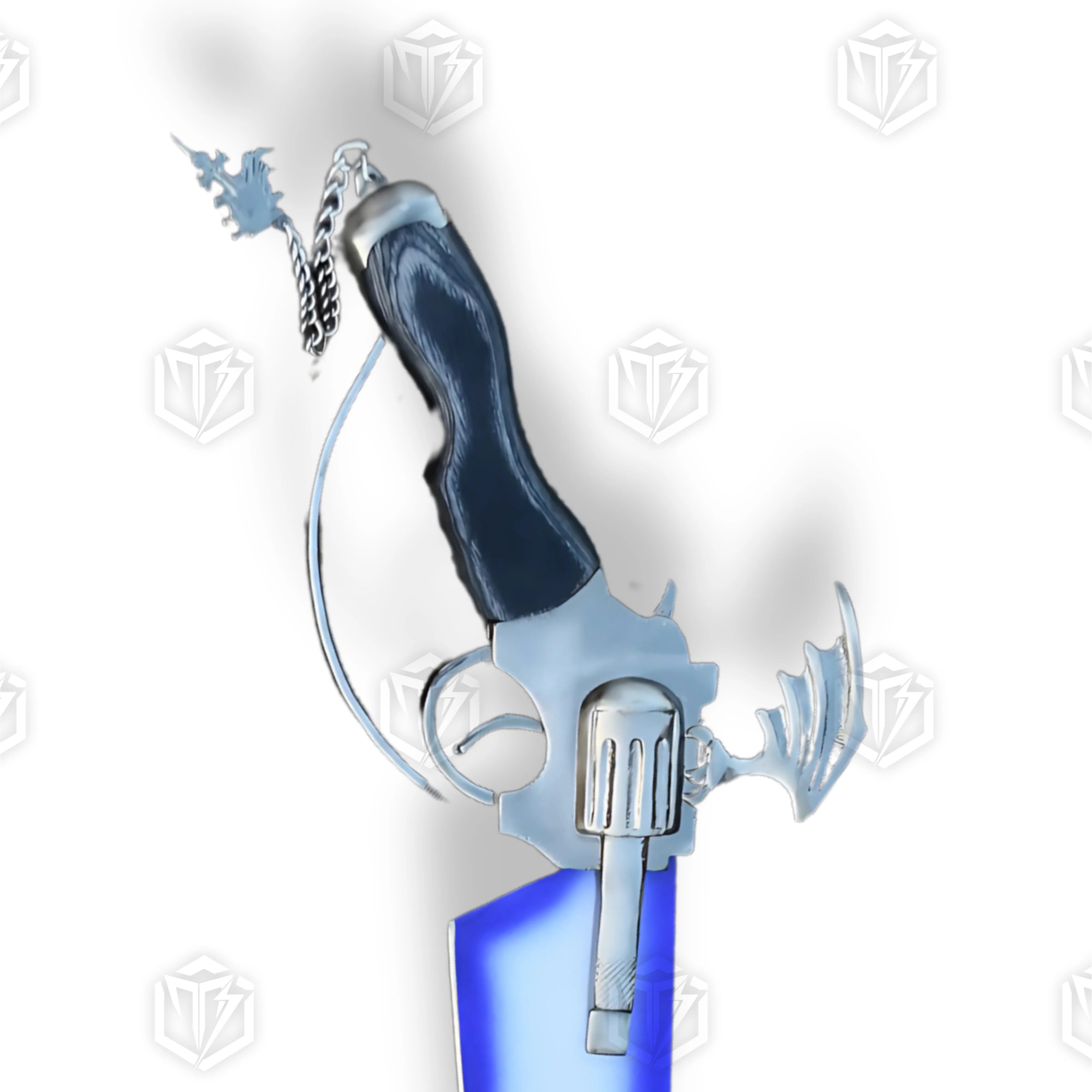 Premium Squall Leonhart Lionheart Winged Gunblade Replica (FFVIII) with stainless steel blade.