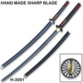 Tanjiro Kamado Demon Slayer collectible with carbon stainless-steel construction for conventions and indoor display
