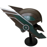 Thor's Ragnarok helmet premium resin replica full view with winged structure