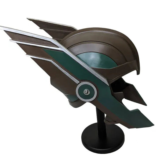 Thor's Ragnarok helmet premium resin replica full view with winged structure