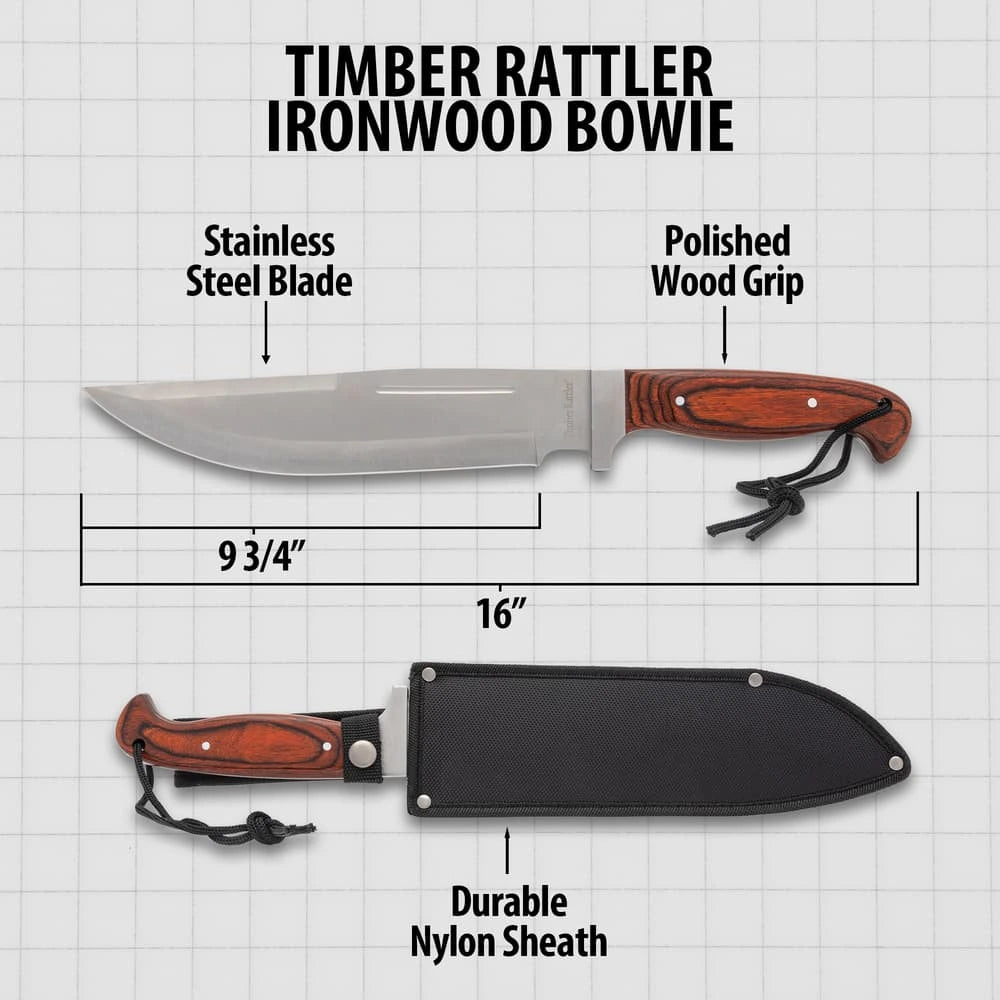 Timber Rattler Ironwood Bowie