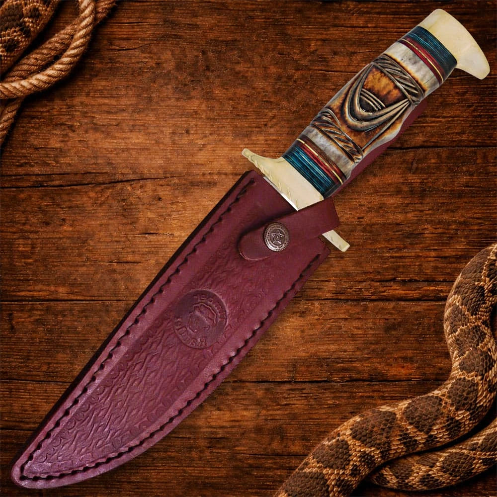 Timber Rattler Whispering Winds Bowie Knife