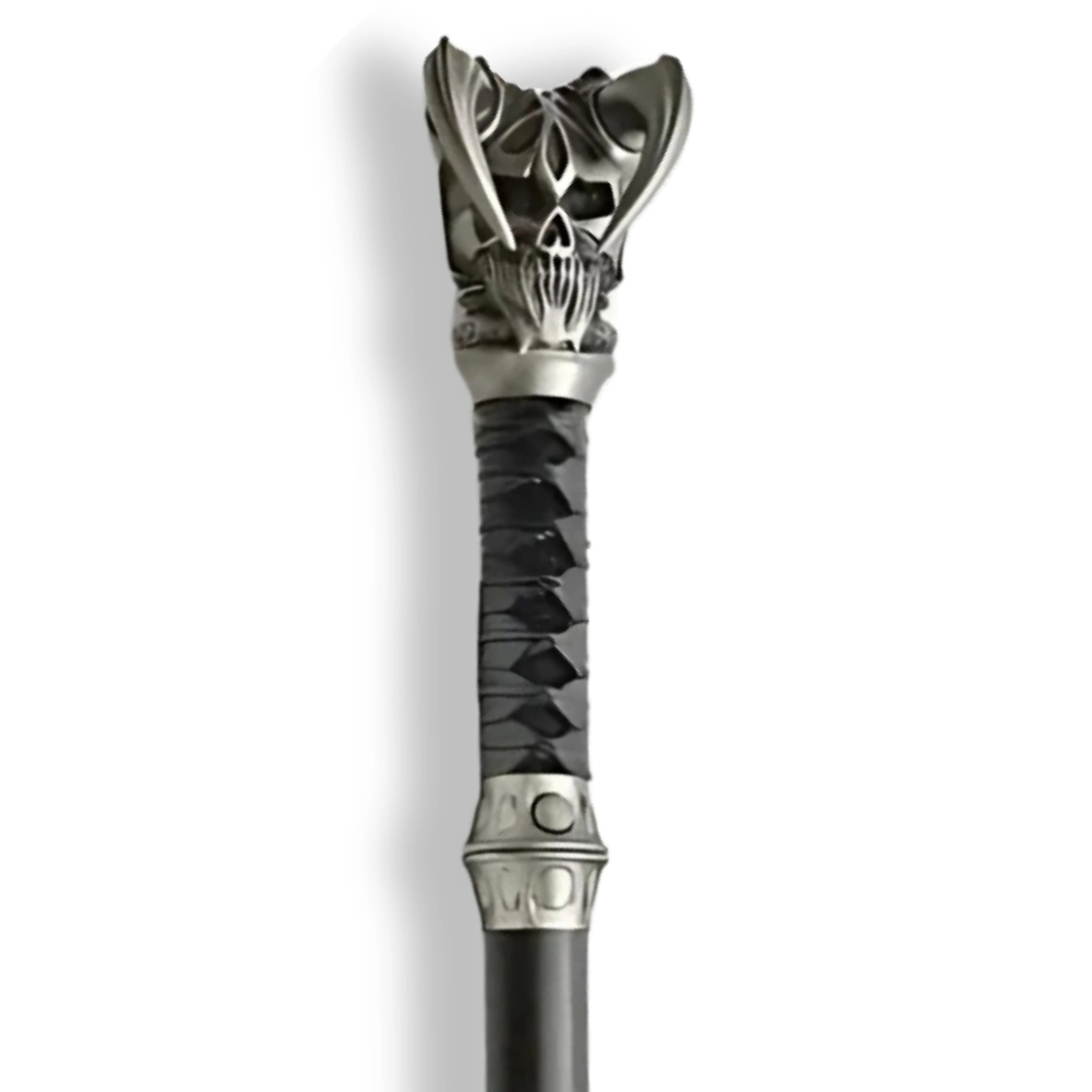 Preimum Vorthelok Black Cane Sword Forged Replica with runic engravings.