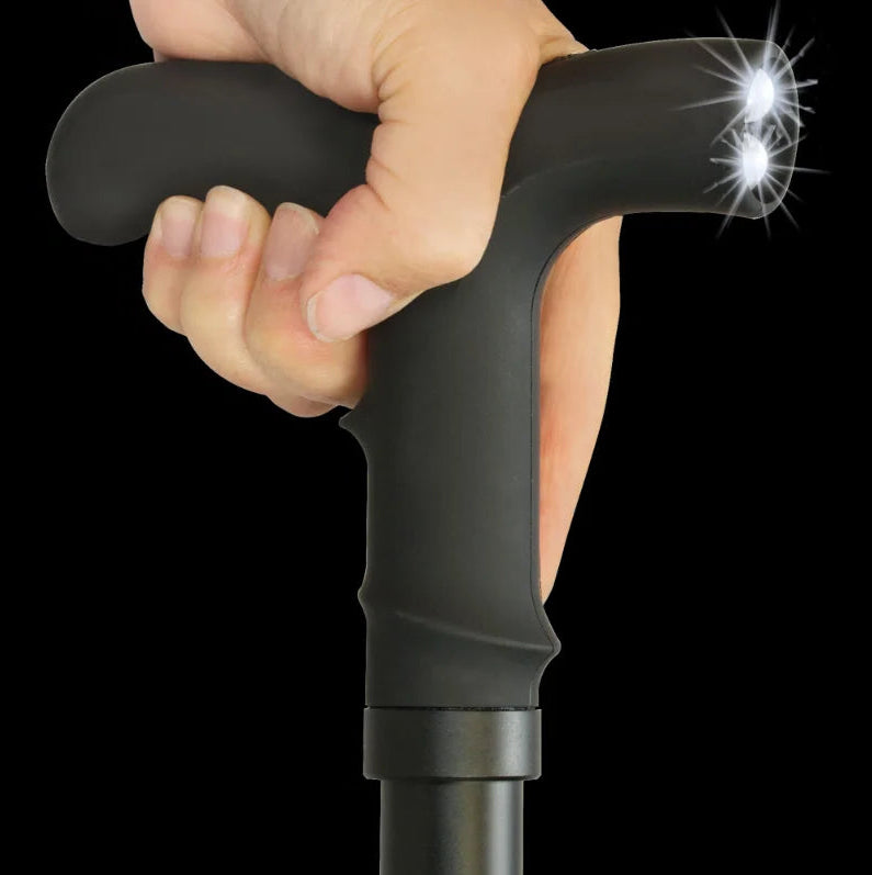 Premium Zap Covert Cane One Million Volt Stun Gun LED Flashlight with LED Flashlight.