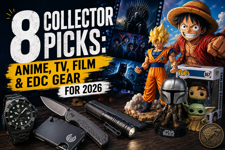 8 Collector Picks: Anime, TV, Film & EDC Gear for 2026 | Titanswords