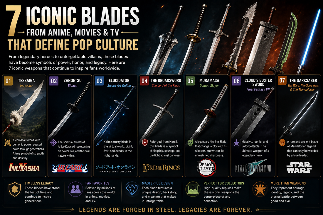 7 Iconic Blades from Anime, Movies & TV That Define Pop Culture