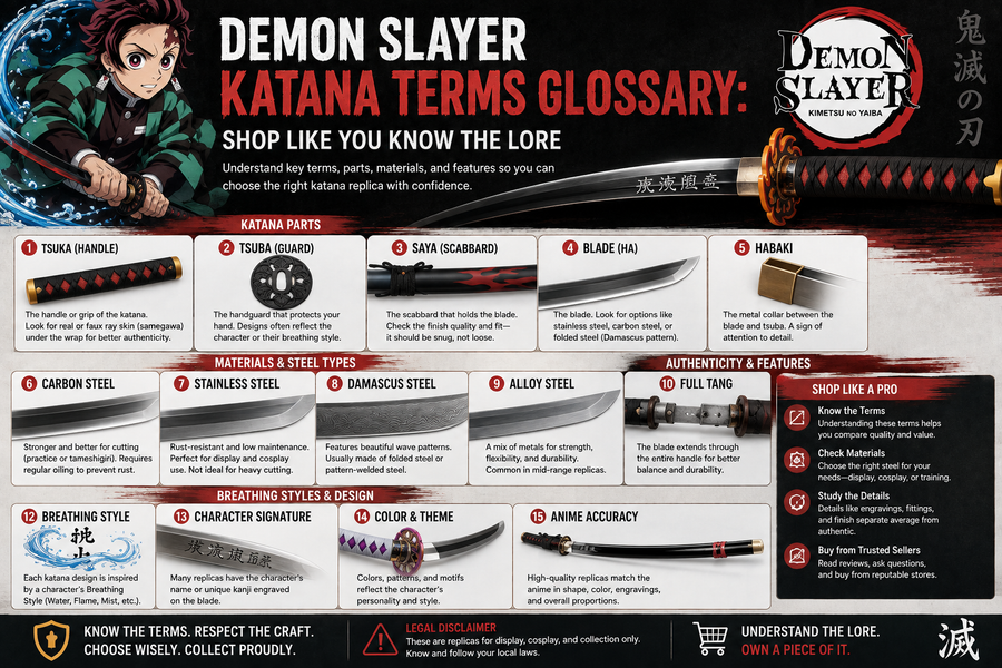 Demon Slayer Katana Terms Glossary: Shop Like You Know the Lore