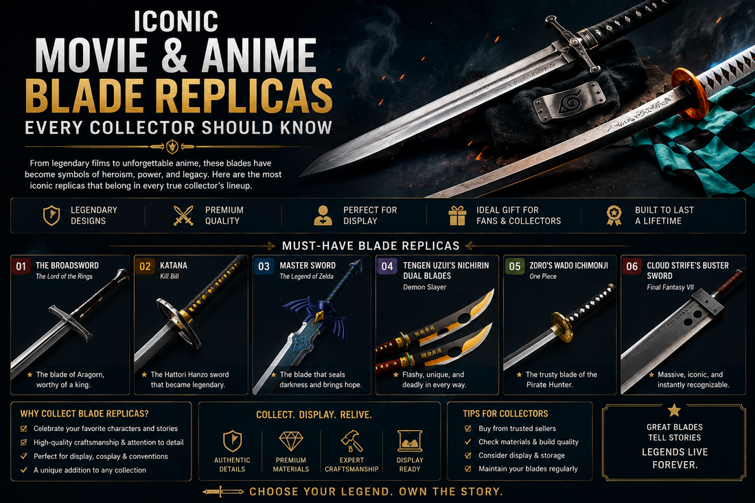 Iconic Movie & Anime Blade Replicas Every Collector Should Know