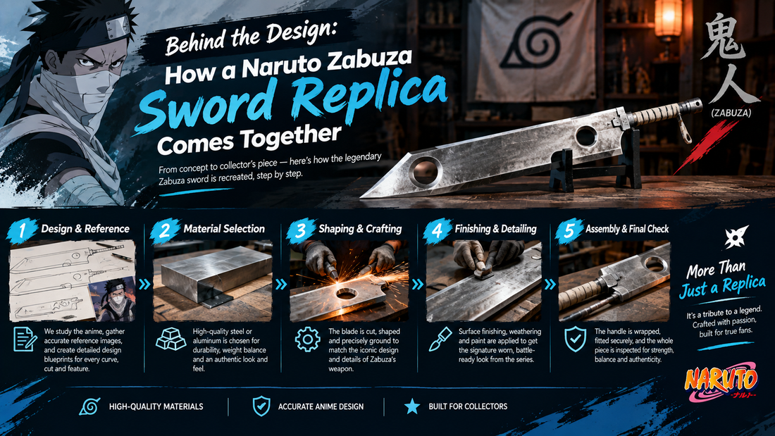 Behind the Design: How a Naruto Zabuza Sword Replica Comes Together