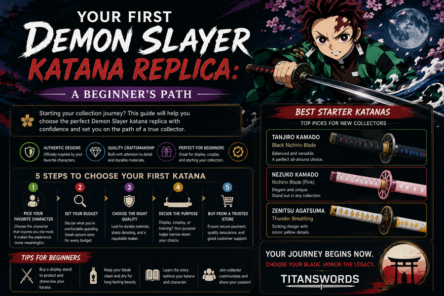 Your First Demon Slayer Katana Replica: A Beginner's Path