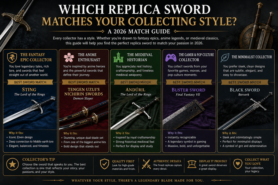 Which Replica Sword Matches Your Collecting Style? A 2026 Match Guide