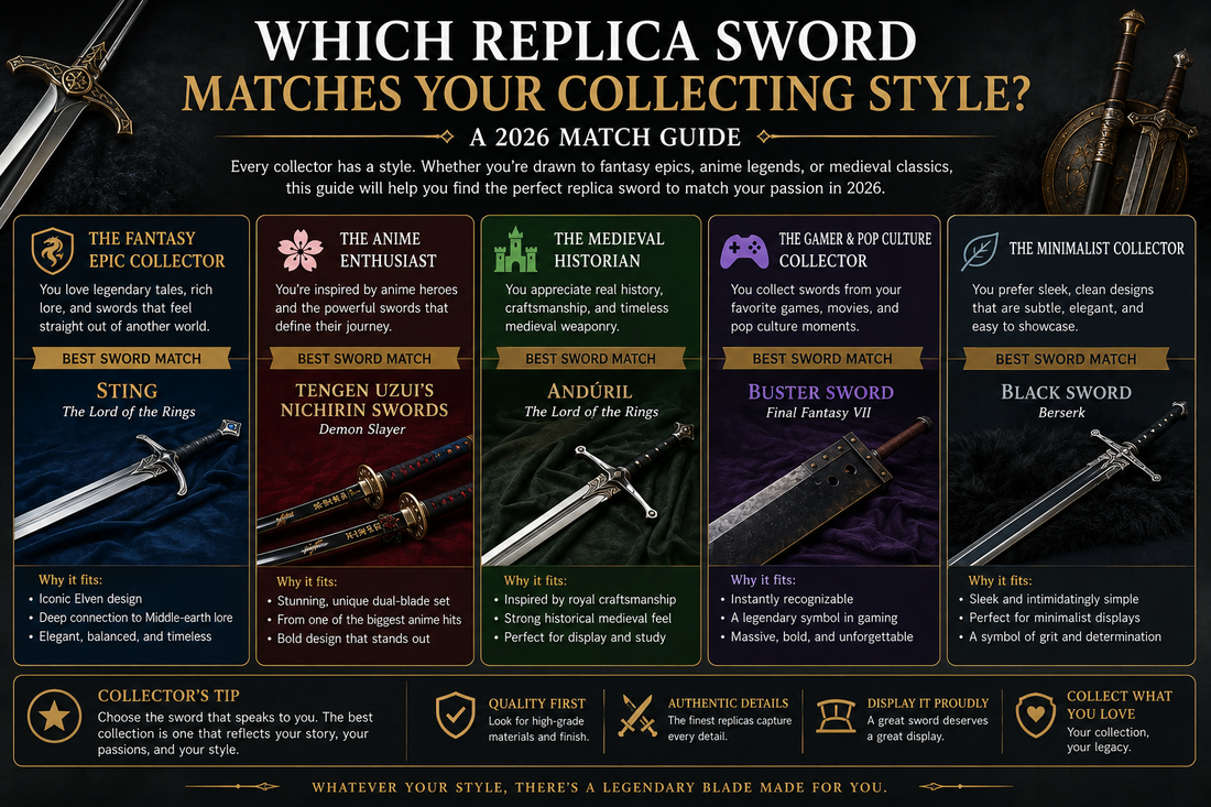 Which Replica Sword Matches Your Collecting Style? A 2026 Match Guide