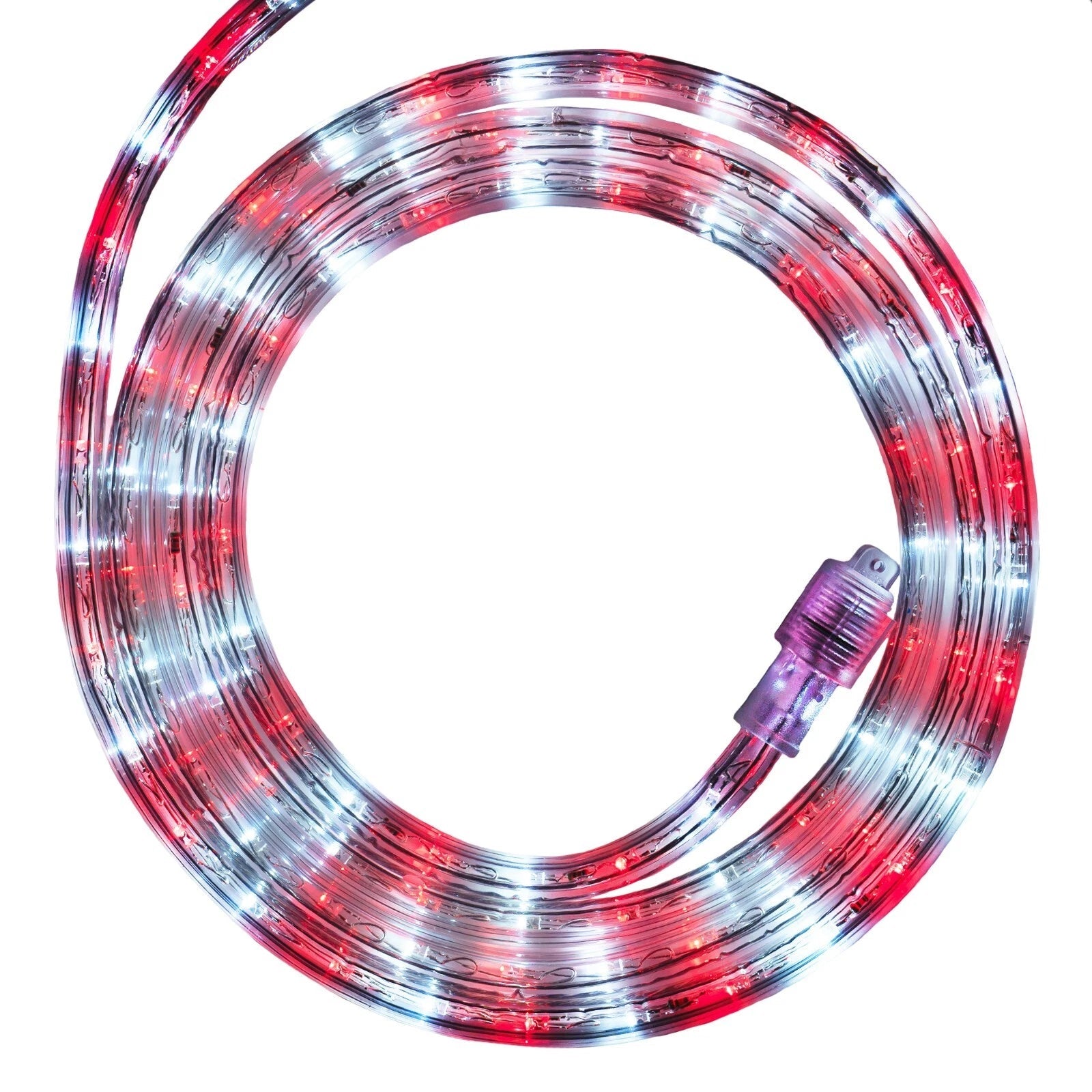 18 ft LED Rope Light Kit Heavy Duty Connectable Indoor Outdoor Garden Patio Decor