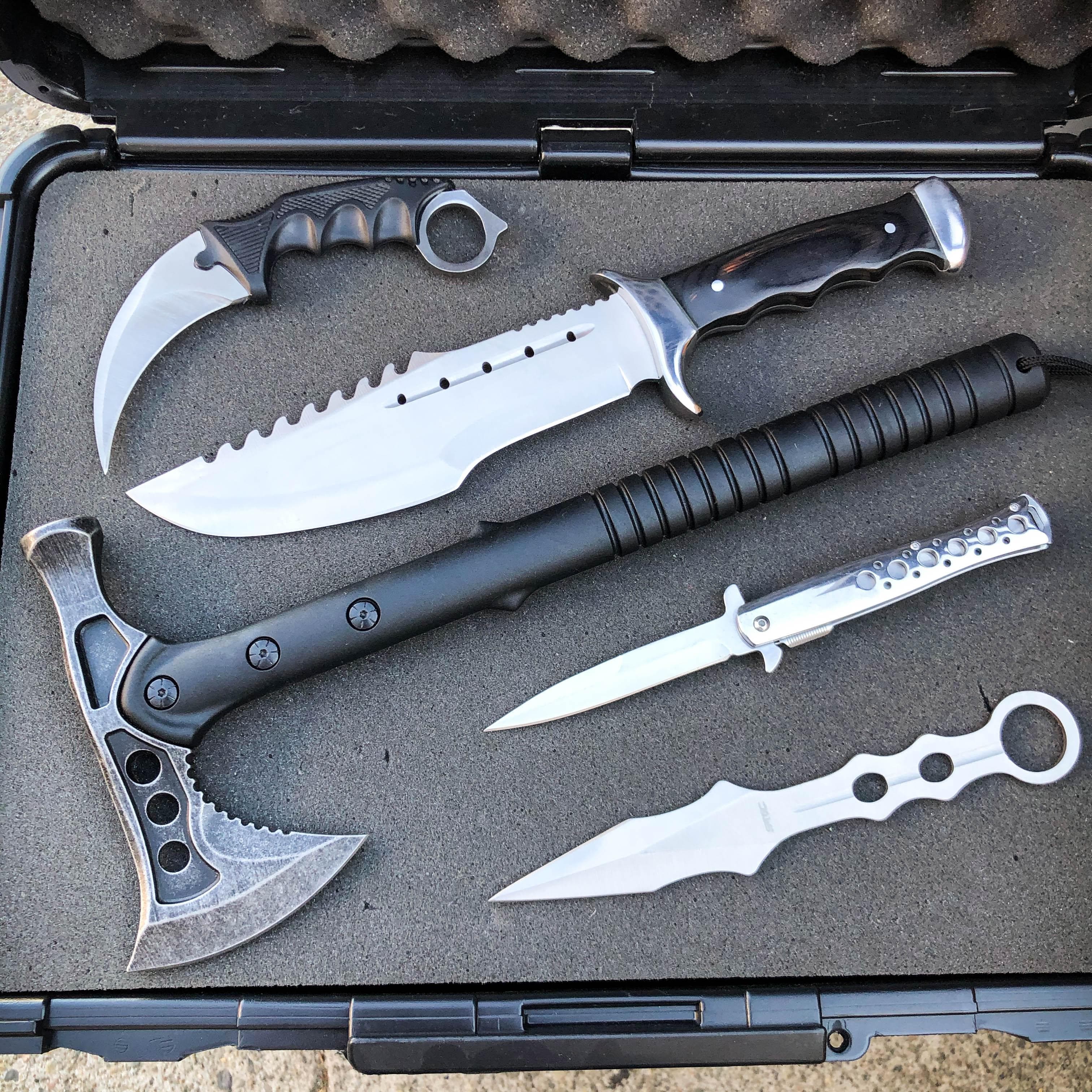 5PC Silver Outdoor Set complete collection