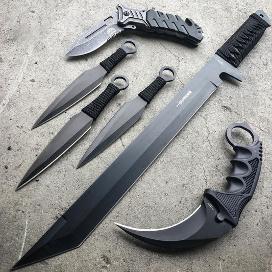 6PC Black Sword Flash Sale Set complete collection