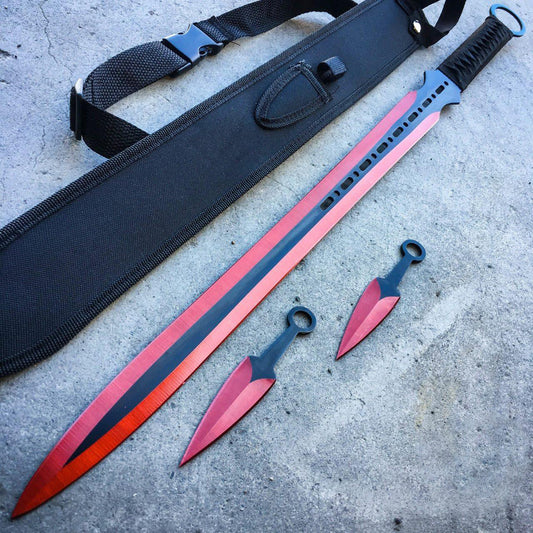 6PC Red Demon Set complete red blade collection