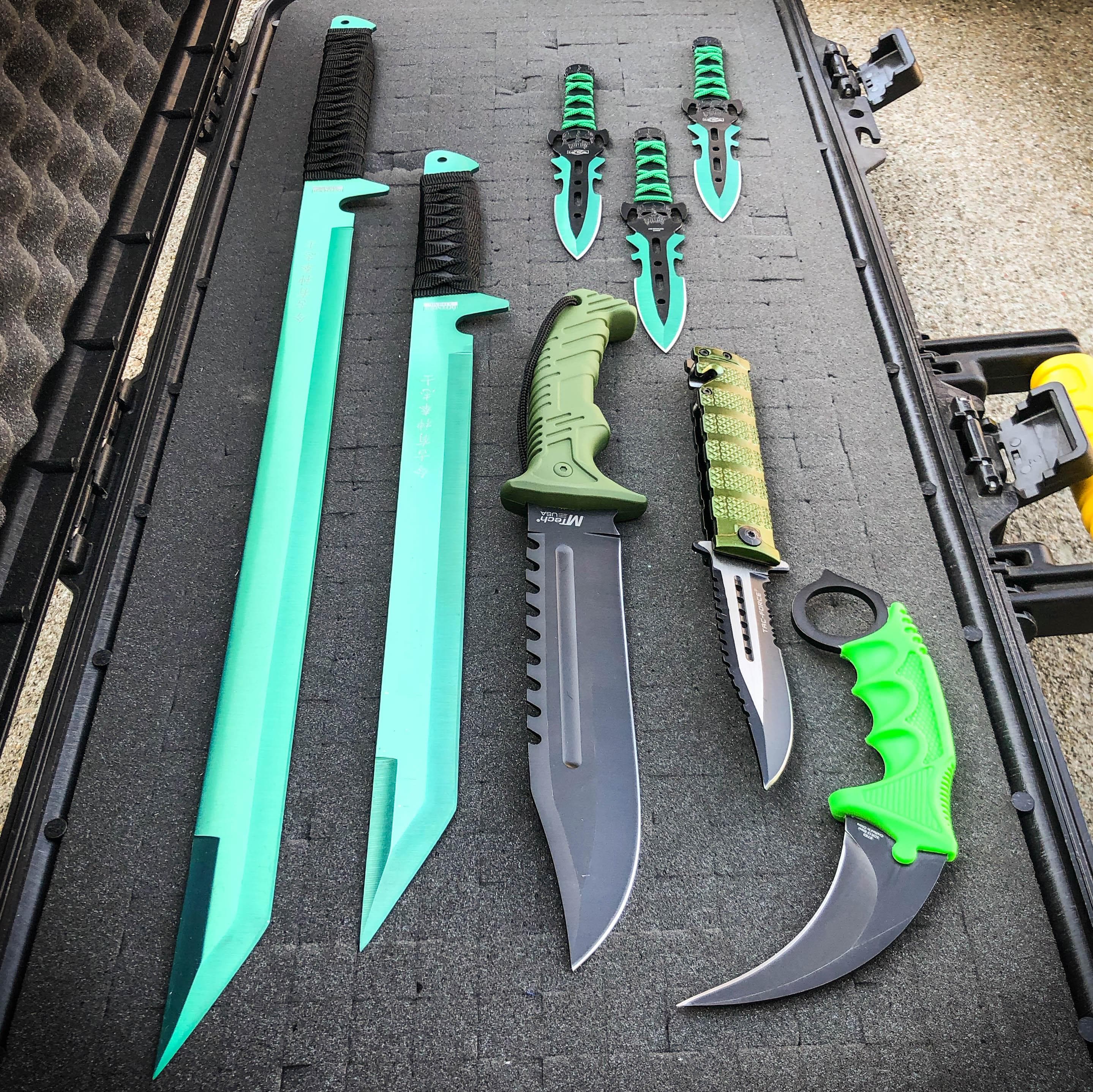 8PC Green Goblin Set complete blade collection