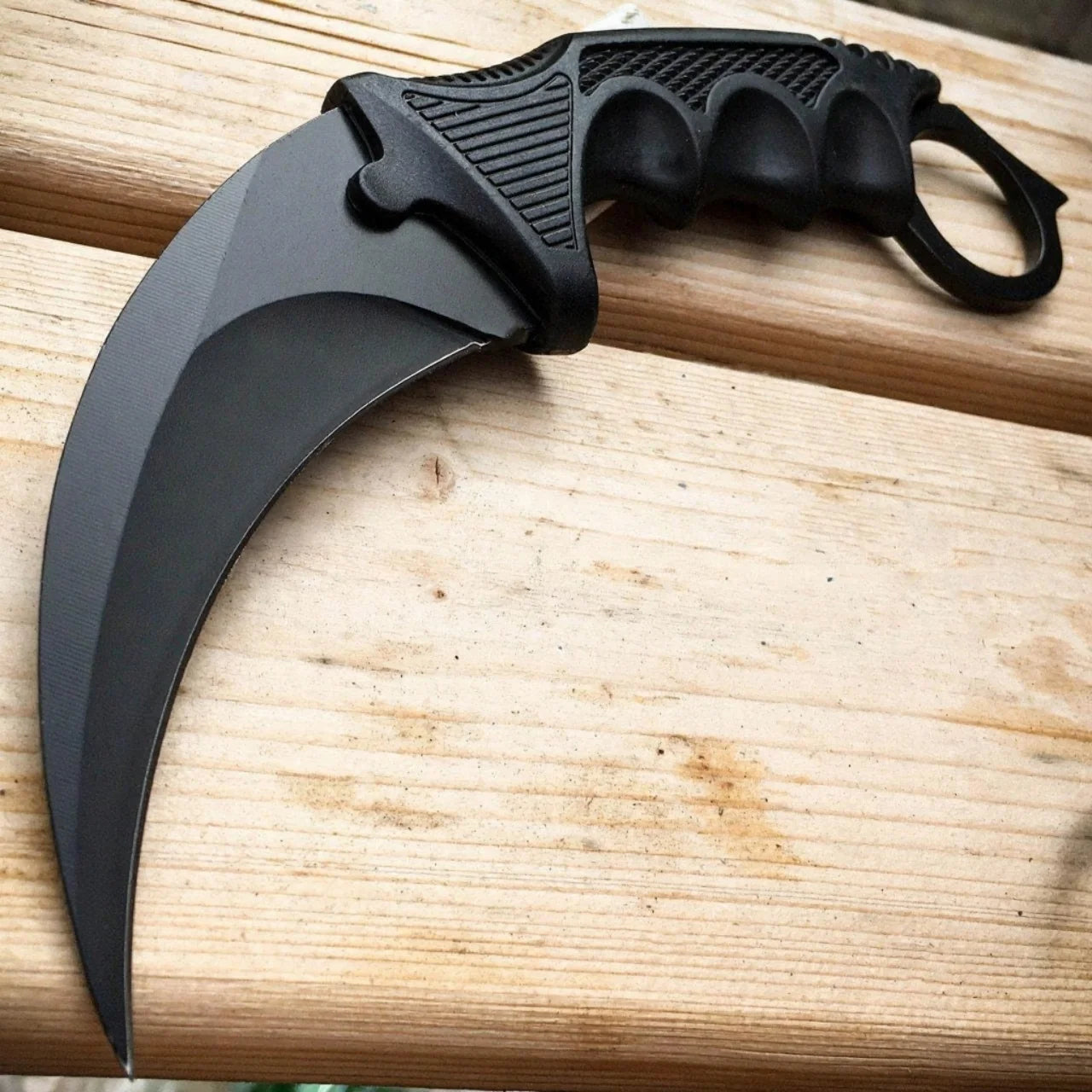 8-Piece Reaper Knife Set – Full Tang Fixed Blade Collection Titan Swords