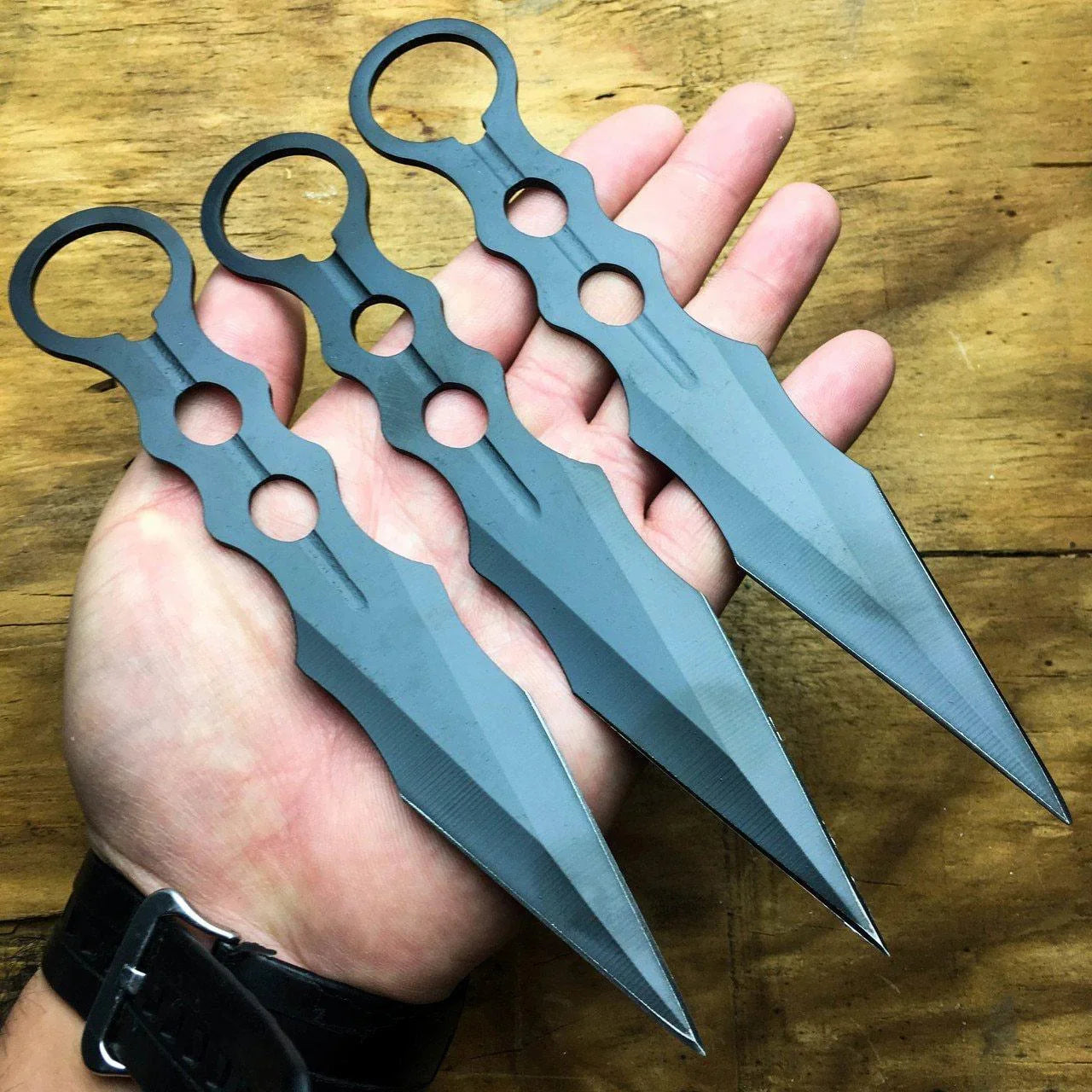 8-Piece Reaper Knife Set – Full Tang Fixed Blade Collection Titan Swords