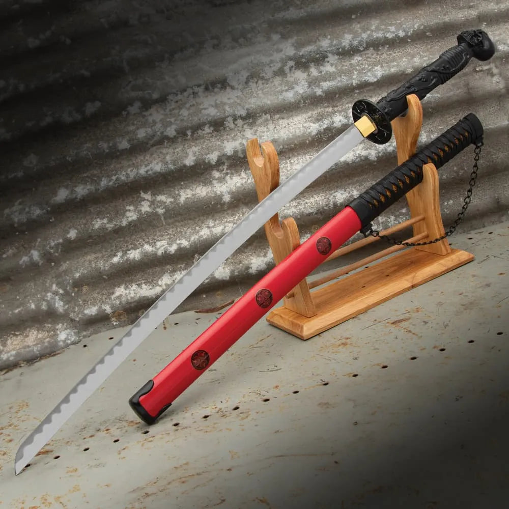 Death’s Grasp dark fantasy sword collectible