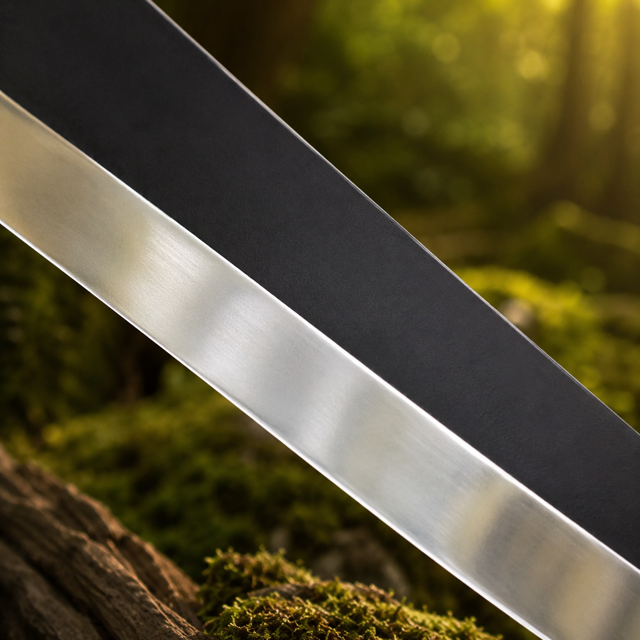 Ichigo Zangetsu blade display finish close-up – Bleach anime prop replica collectible