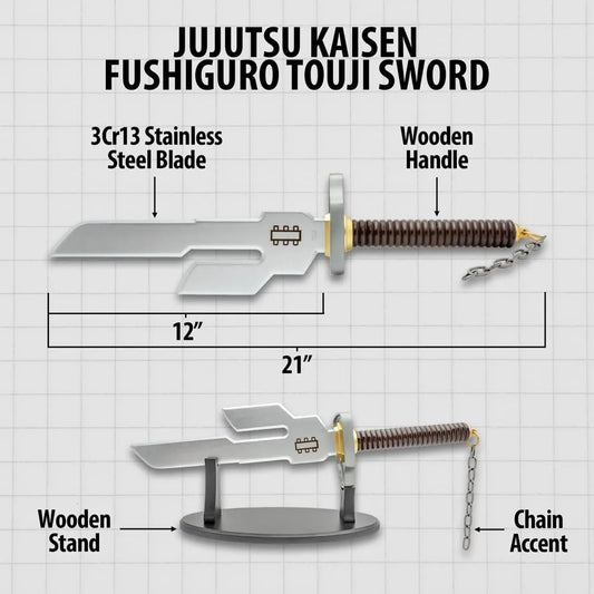 Jujutsu Kaisen Fushiguro Touji Anime Sword