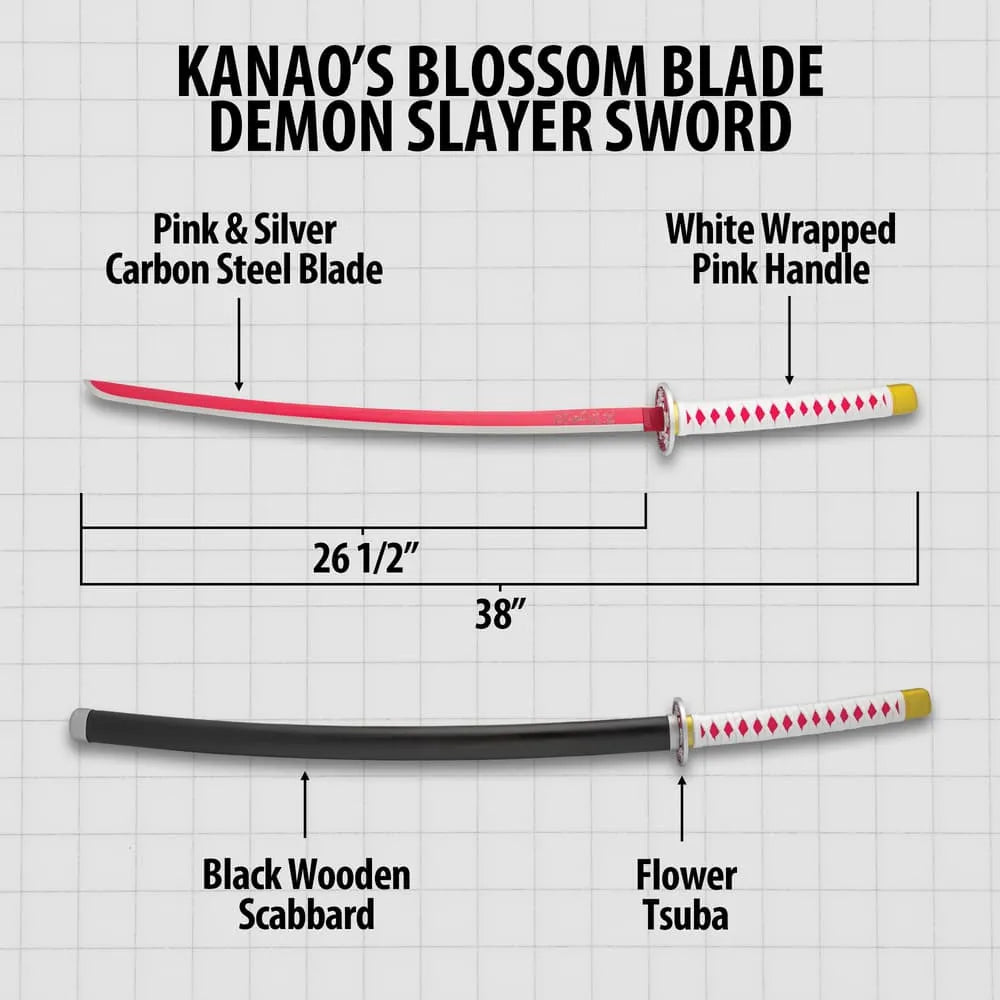 Kanao’s Blossom Blade Demon Slayer Sword and Scabbard-4