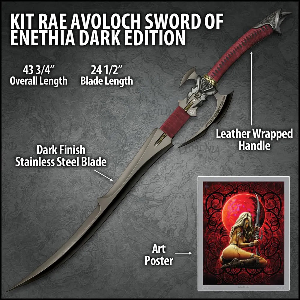 Kit Rae Avoloch Sword of Enethia Dark Edition