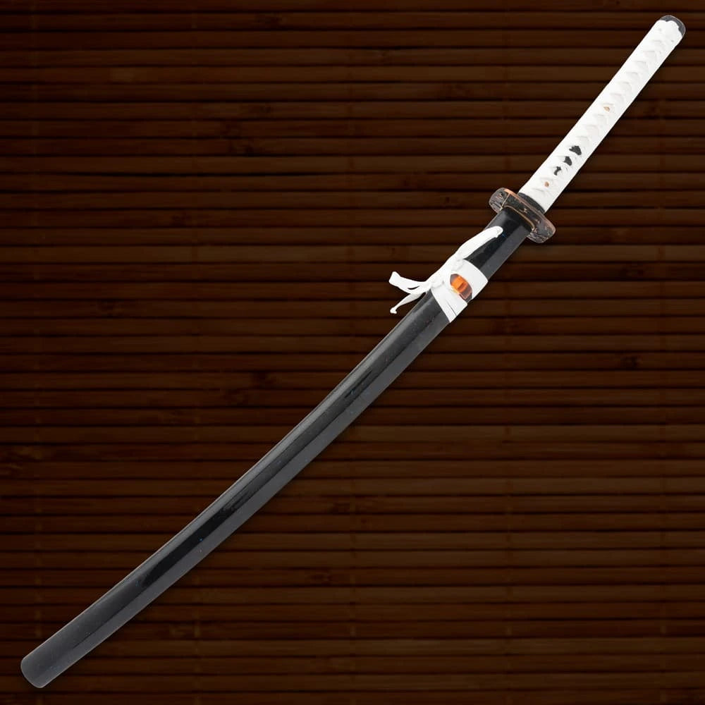 Kojiro Splintered Sky Katana | Black Splatter Scabbard