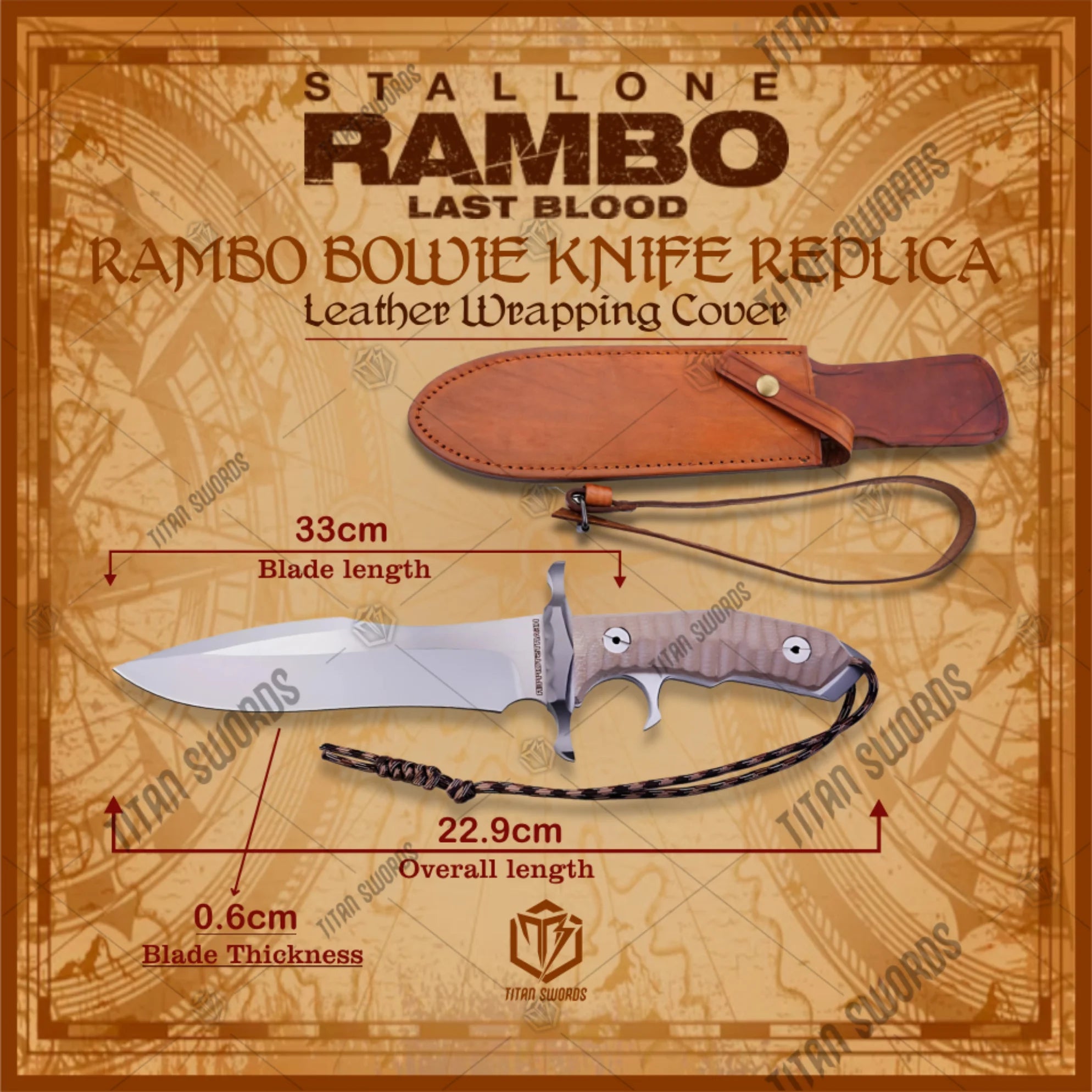 Rambo Bowie Handcrafted Replica