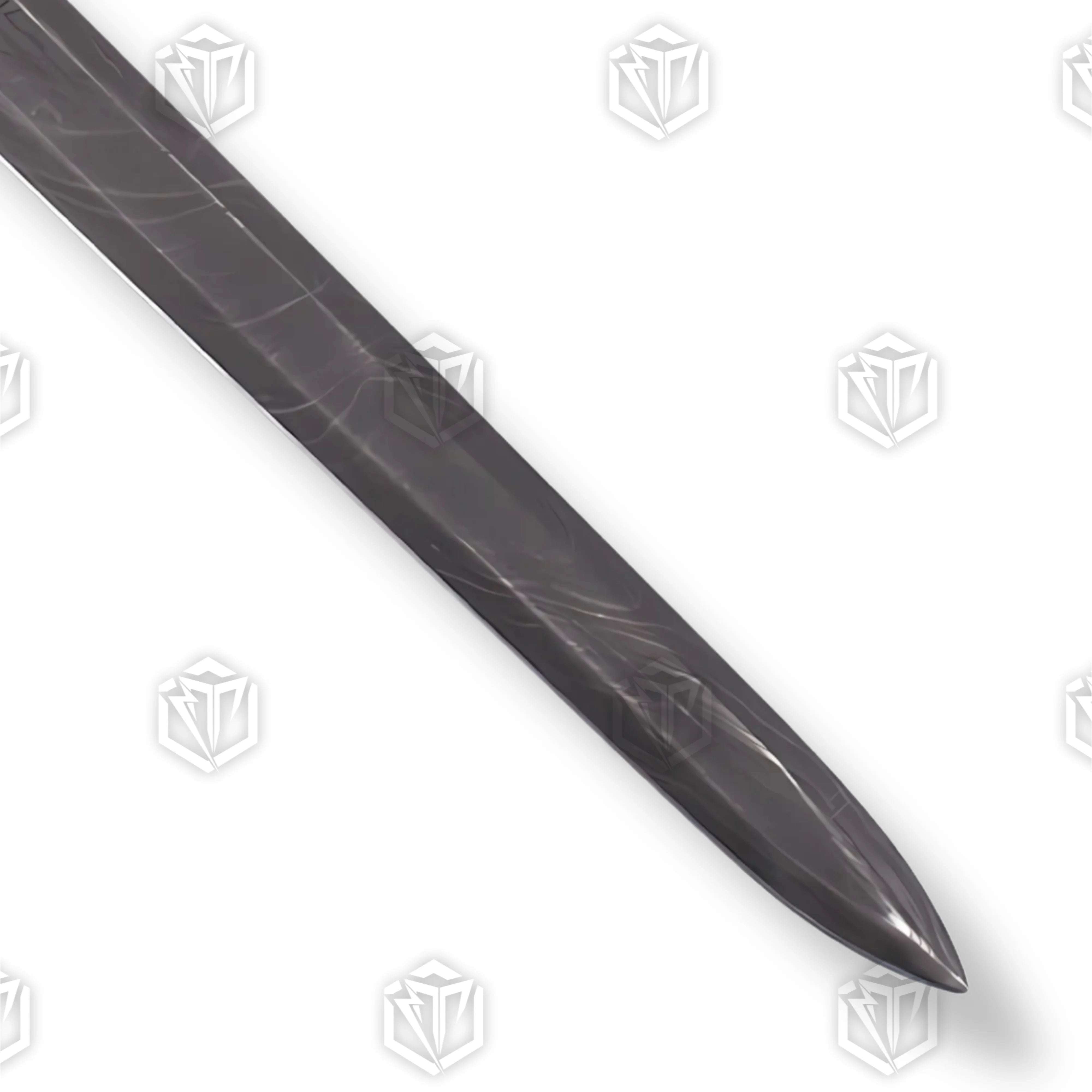 Saint George Red Damascus Replica Sword