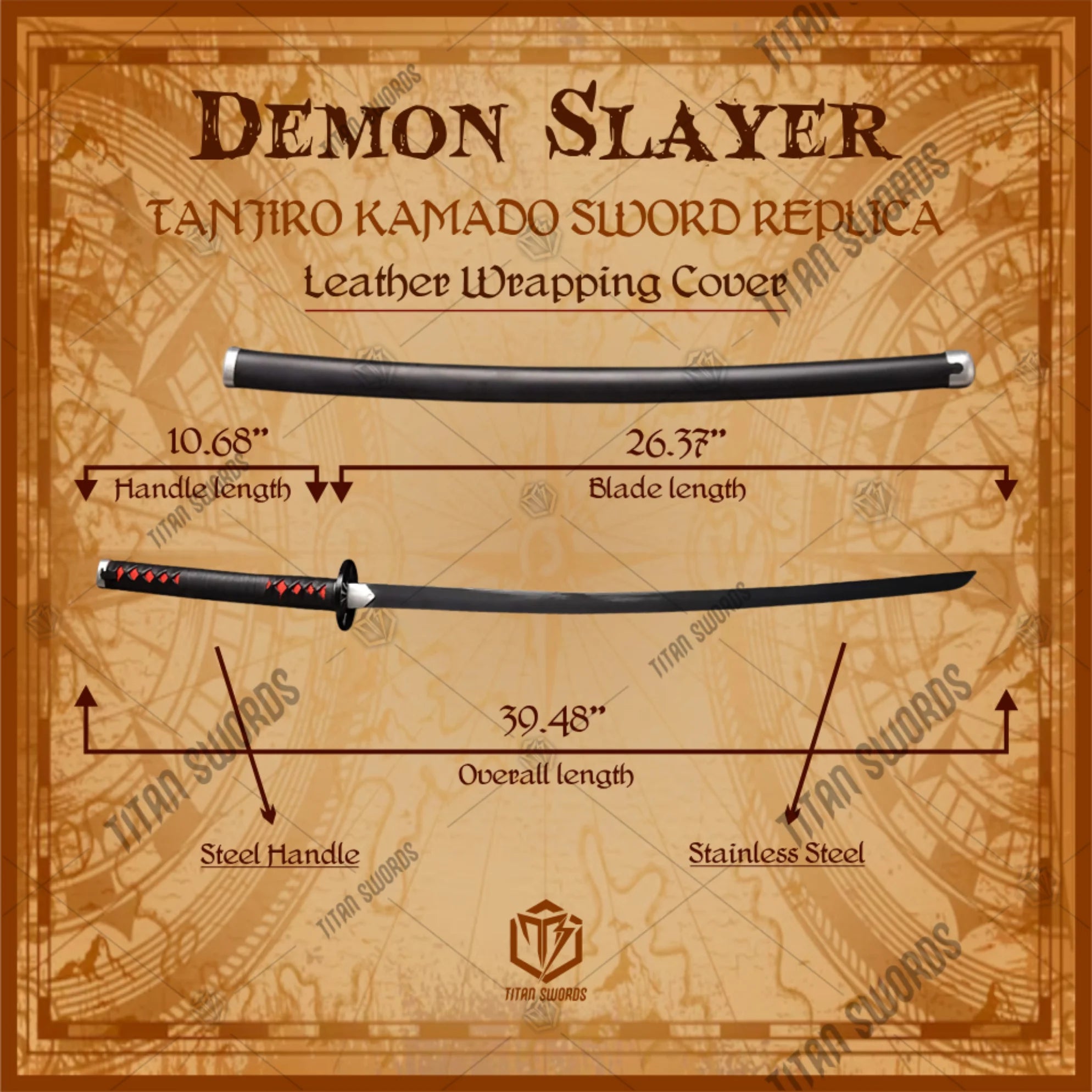 Tanjiro Kamado Nichirin Sword Replica