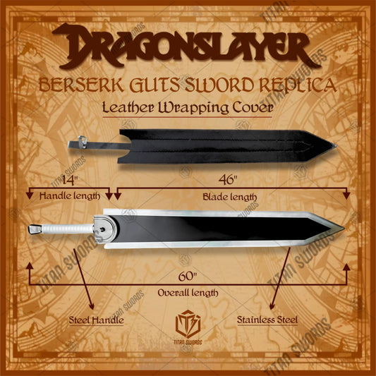 Berserk Gust Dragon Slayer sword Black Duel Finished