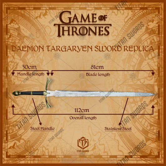 Daemon Targaryen Gold Sword