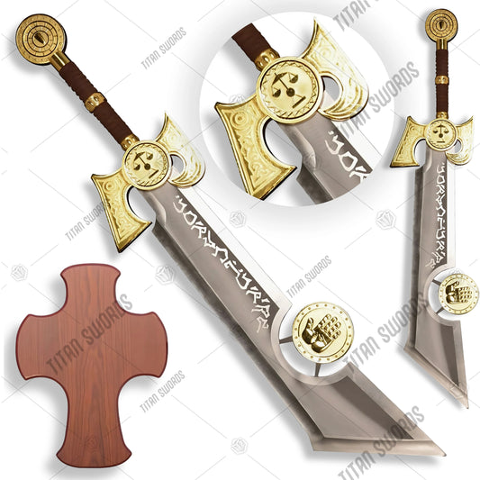 Ashbringer Legendary Sword of The Scarlet Highlord Stainless Steel with Hanging Plate