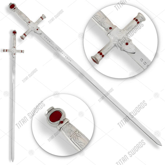 Chrome Harry Potter Sword of Gryffindor 41″ Movie Replica