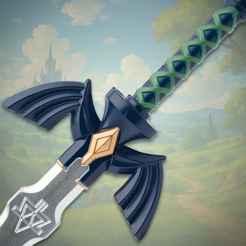 Zelda Foam Master Sword | 31 1/2” overall | includes hard plastic scabbard
