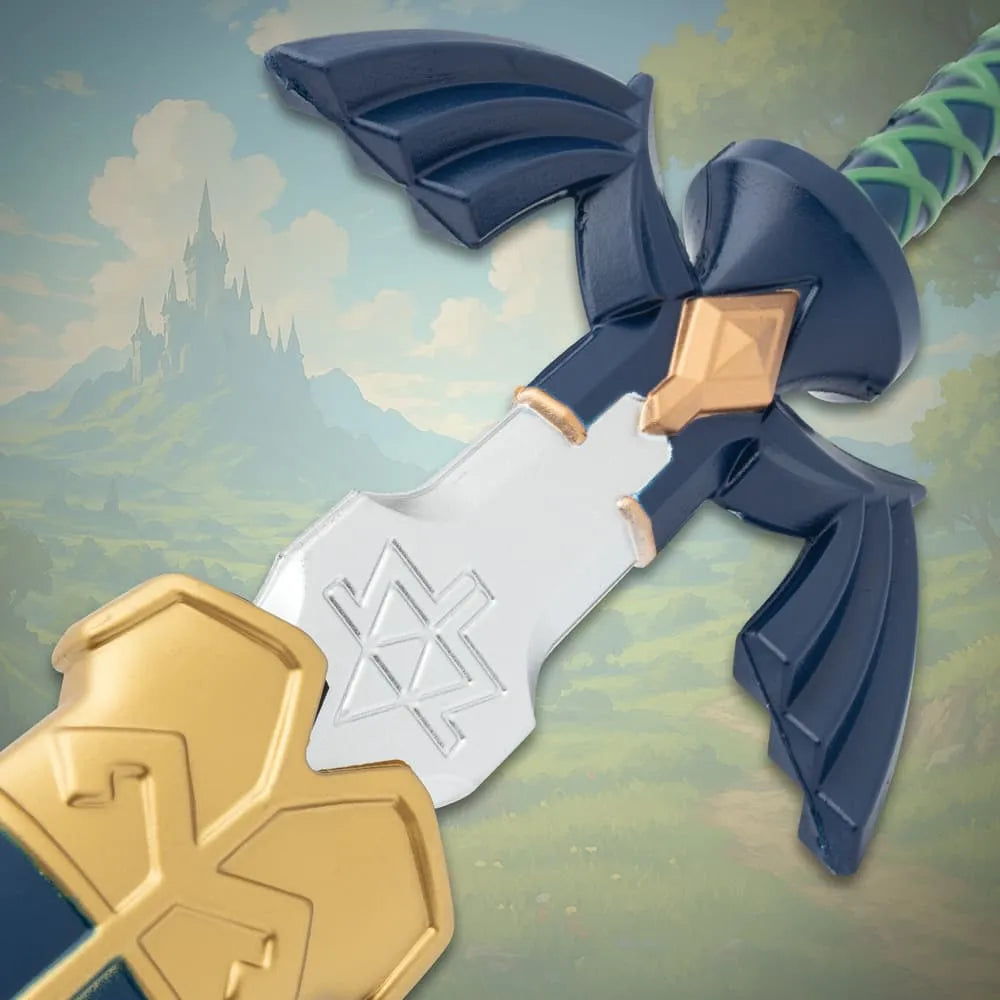 Zelda Foam Master Sword | 31 1/2” overall | includes hard plastic scabbard