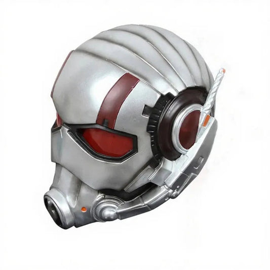 Ant-Man helmet premium resin replica Marvel full view with visor and metallic finish