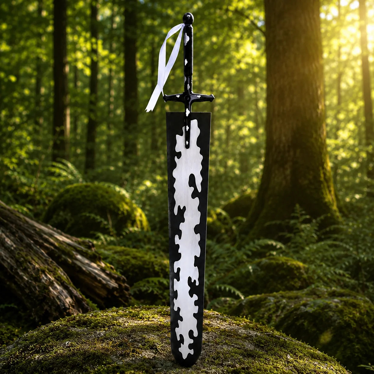 Asta Demon Dweller Sword Black Clover cosplay accessory – decorative prop replica for fans and collectors