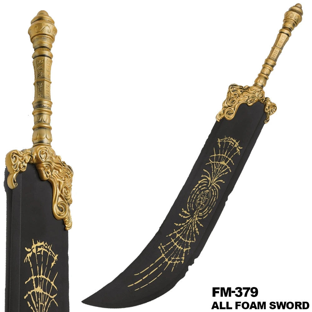 Starscourge Greatsword Elden Ring Radahn foam display collectible full length angled view