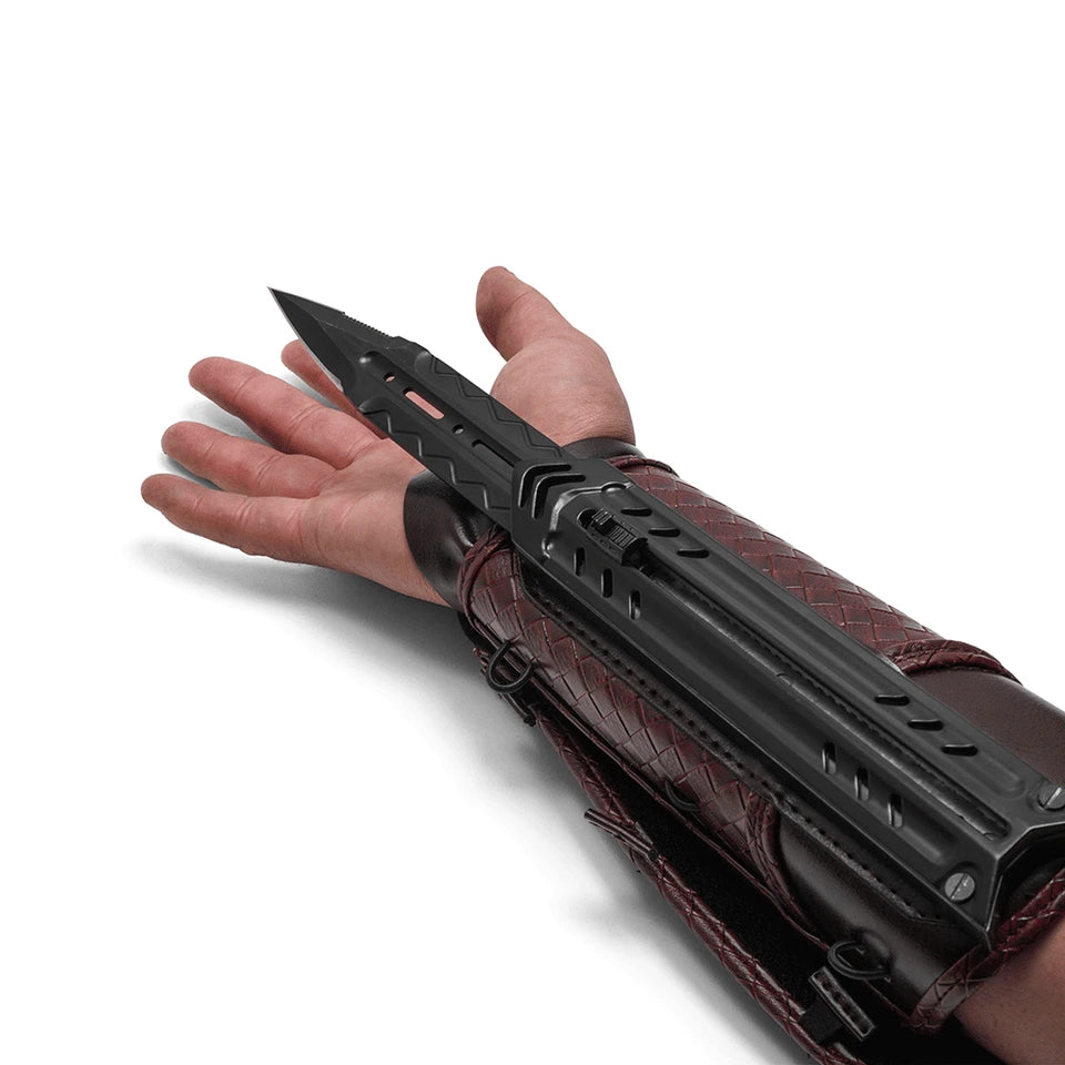 Ezio Hidden Blade prop replica wearable Assassin's Creed display