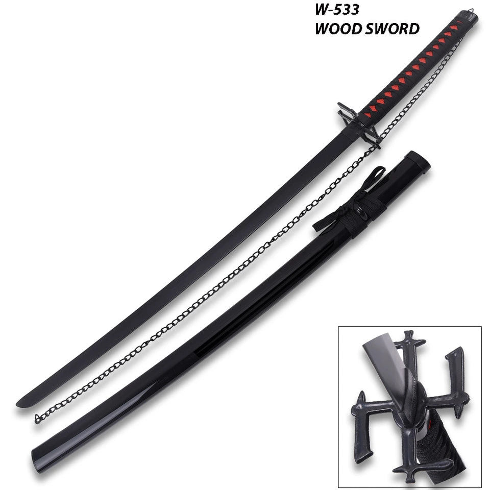 High-quality Bleach Ichigo Kurosaki Tensa Zangetsu display collectible crafted for anime enthusiasts, cosplay events, gaming room decoration and premium collector displays